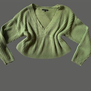 pistachio green kendall and kylie pacsun knitted sweater